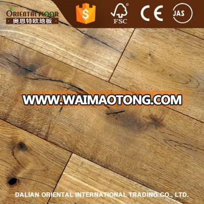 High quality wide plank European oak engineered wood floating flooring