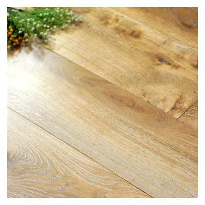 Discount price antique color fumed and white washed flooring material