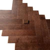 multi-layer engineered oak stain color herringbone wood flooring